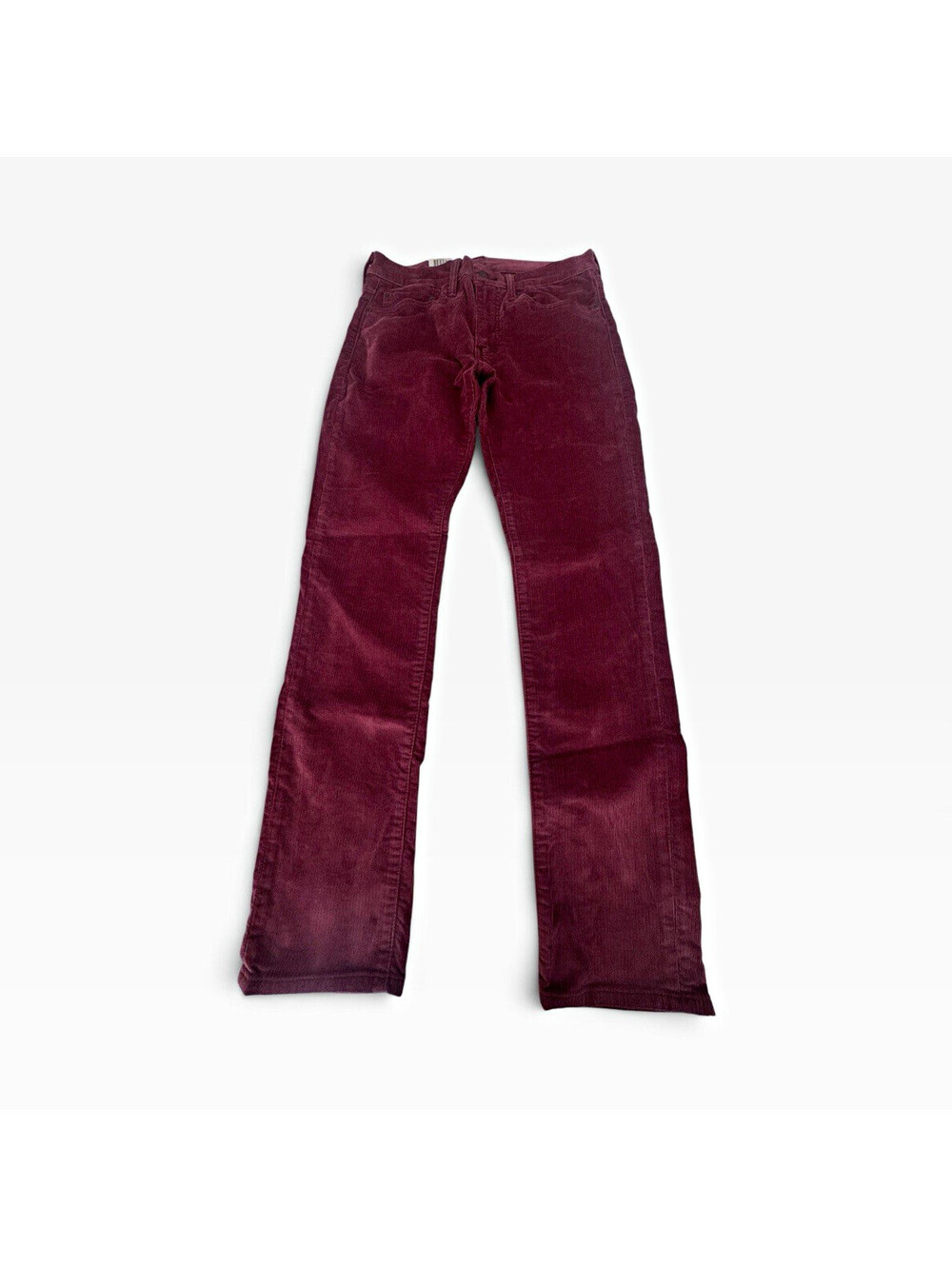Levi's 511 Men's Wine Corduroy Jeans Slim Fit Mid Rise Zip 5-Pocket Logo 31x32